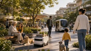 Editorial image illustrating What Will Daily Life Look Like After the AI Singularity?